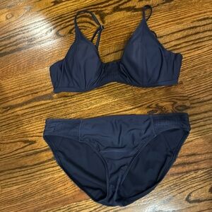 Athleta navy bathing suit